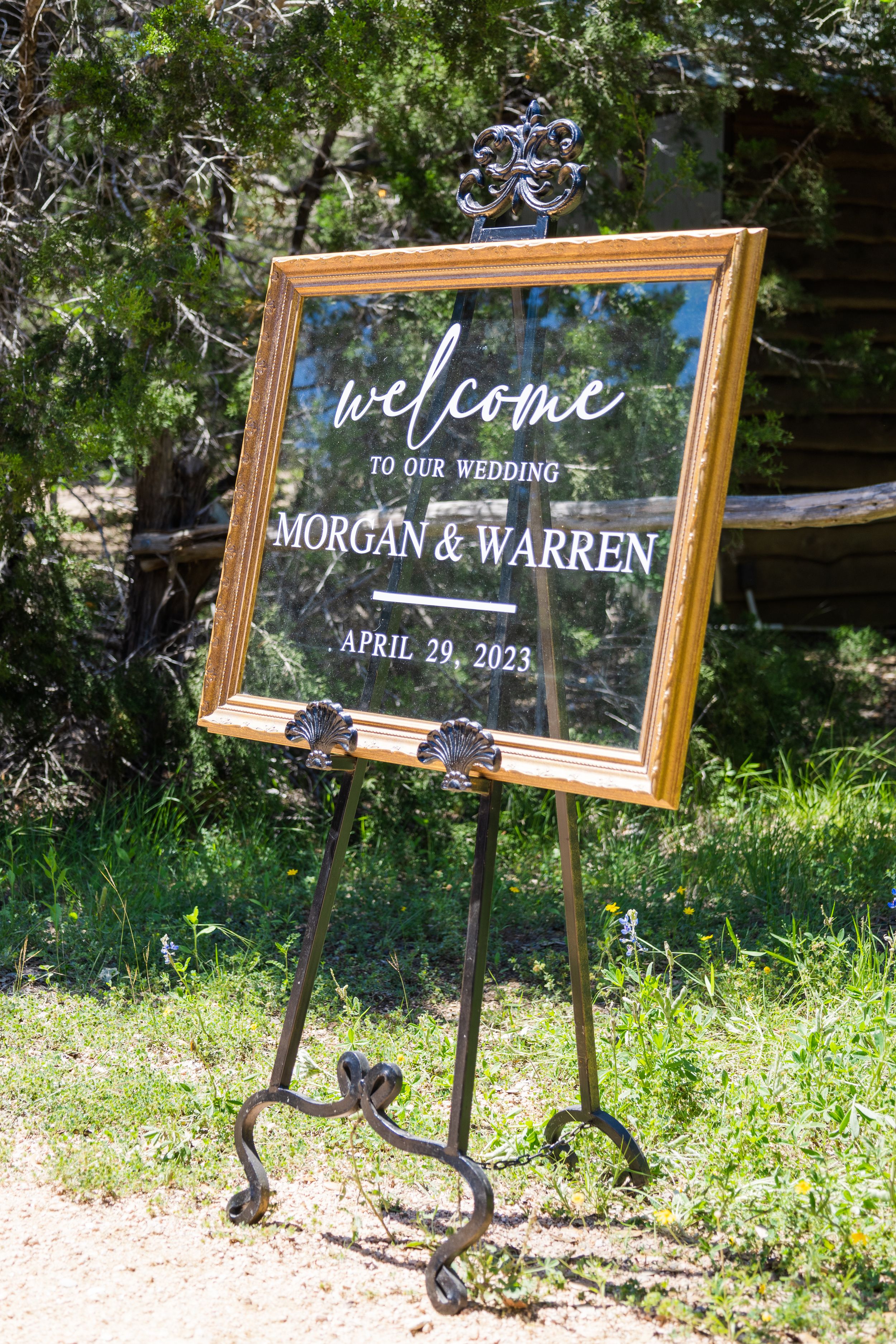 wedding welcome sign