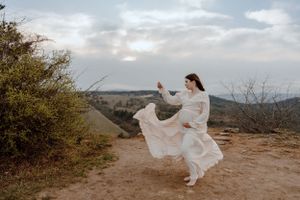 Boho stílusú kismama ruha