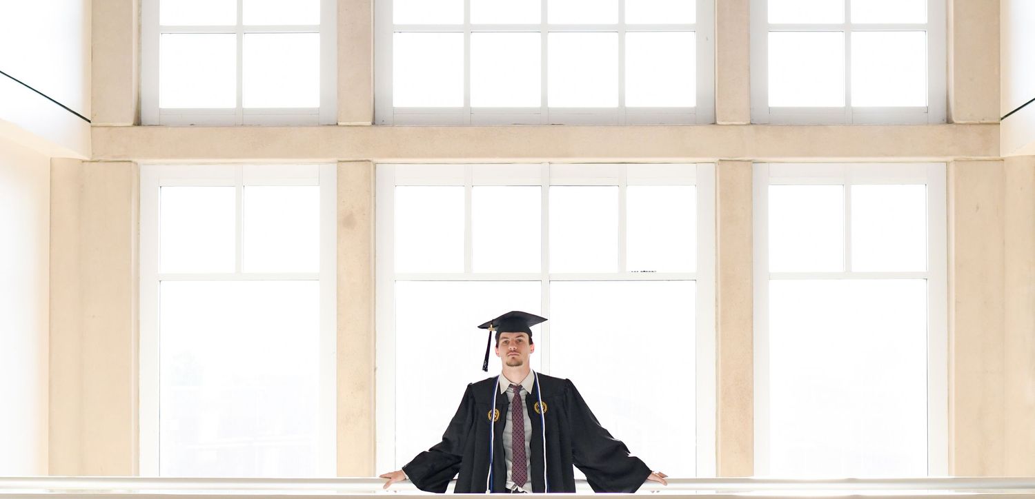 slim fit dress slacks University of Melbourne Bachelor Hood  Churchill Gowns