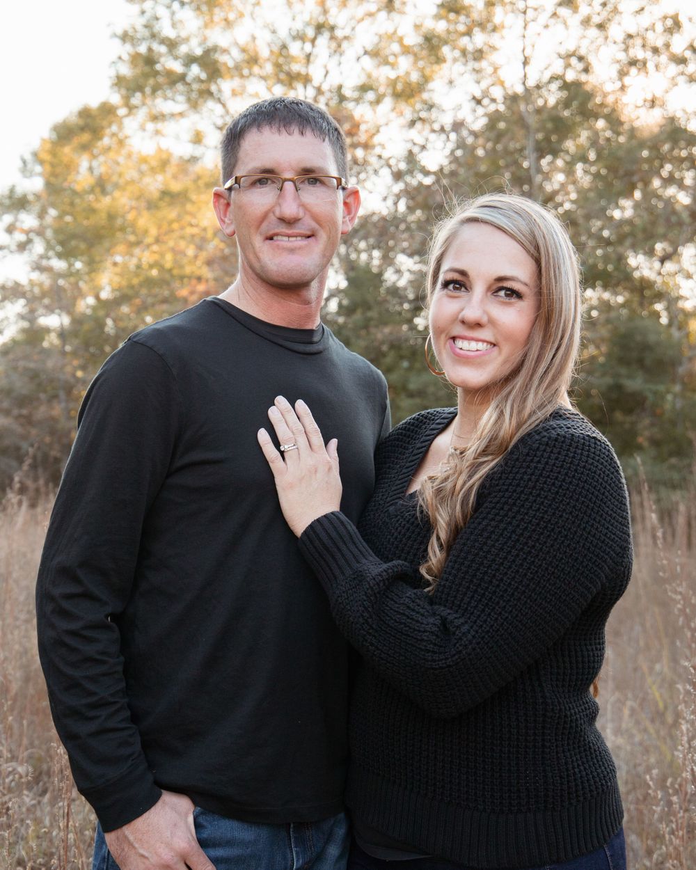 Family photos at Lick Creek Park, Mom and Dad