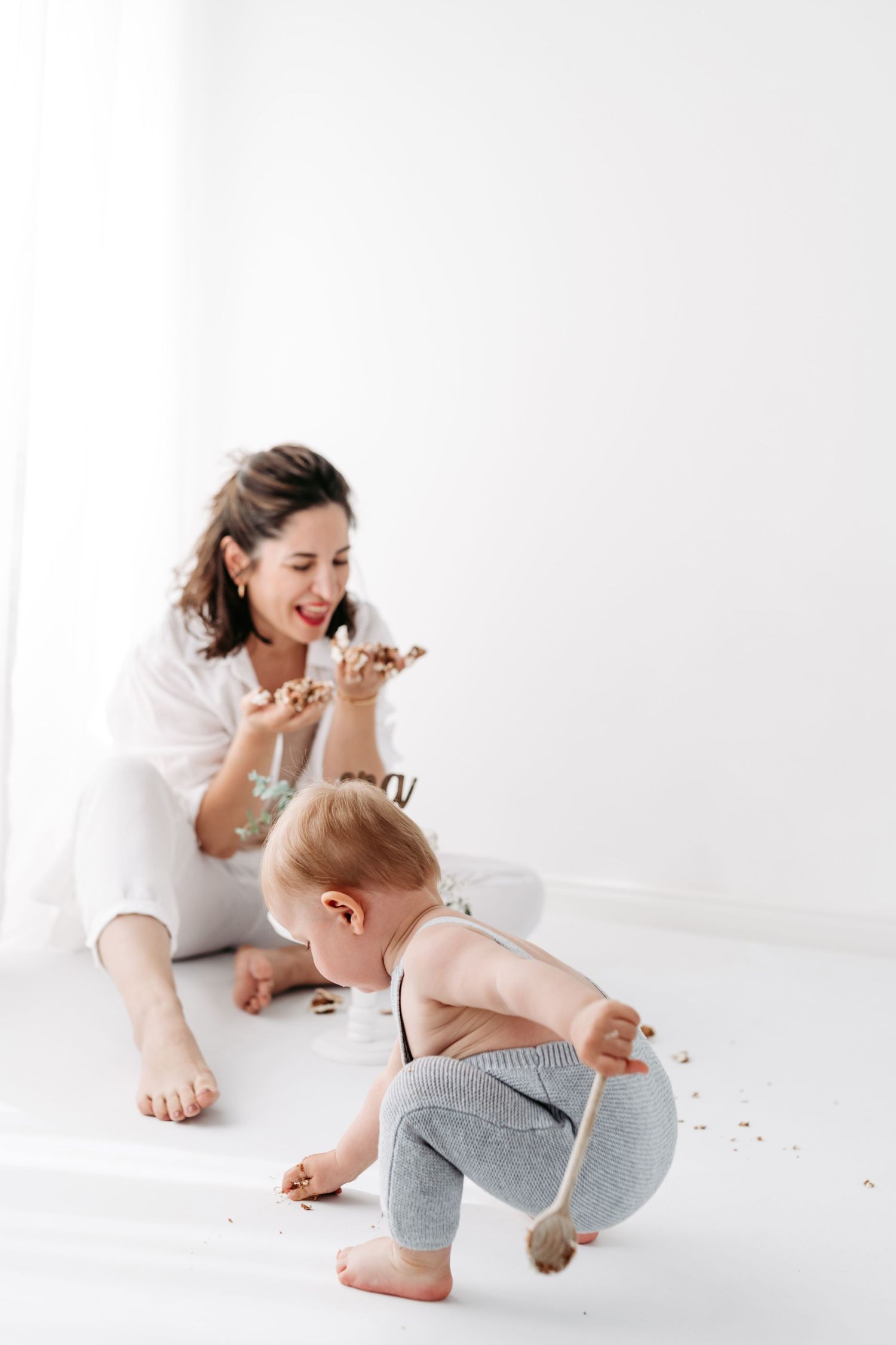 cake smash fotografiranje je zabava za vso družino