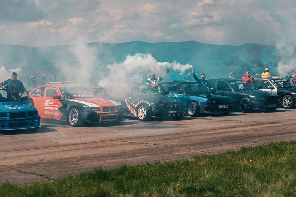 професионално фотозаснемане на благотворително дрифт шоу в Лесново, GRT/DriftShow