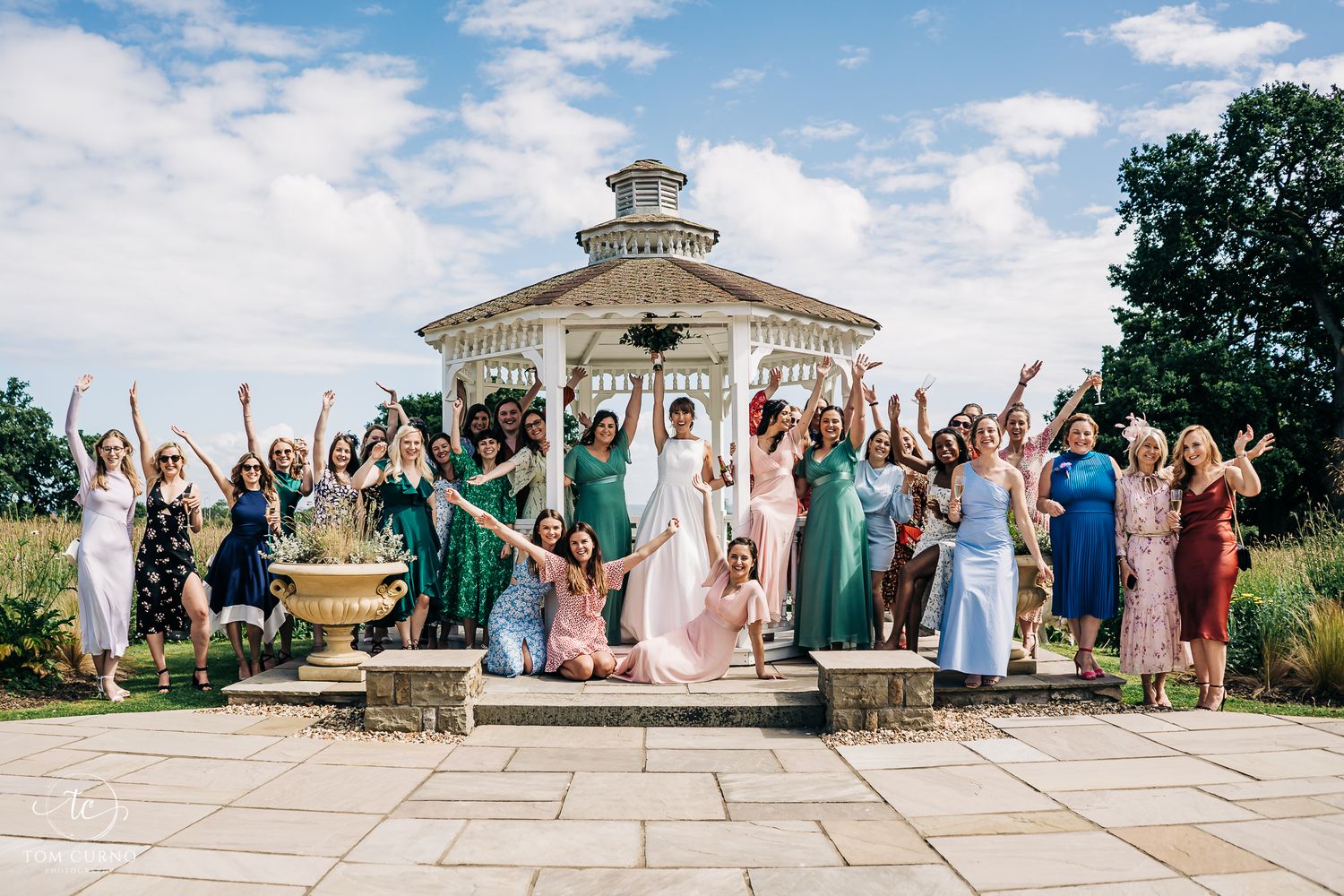 Bridal Party, St Tewdrics House, Chepstow