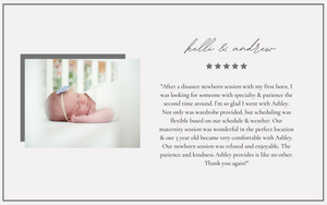 ashley line photography client testimonial - kelli and andrew