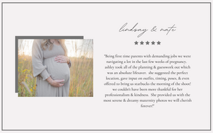 ashley line photography client testimonial - lindsay and nate