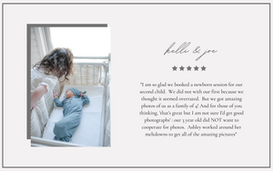 ashley line photography client testimonial - kelly and joe