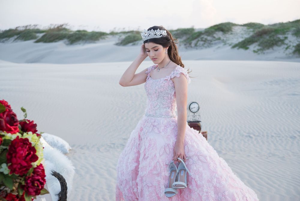 girl posing holding her hair. south padre island. Texas. Wedding photography
