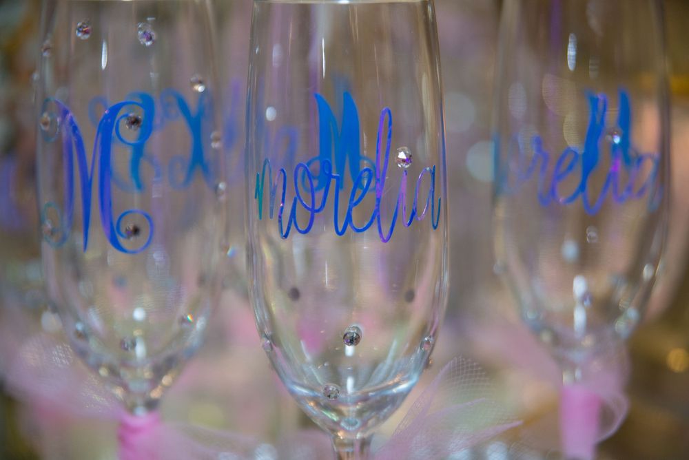 toast glasses. Verona Event Center. Pharr, Texas. Wedding photography