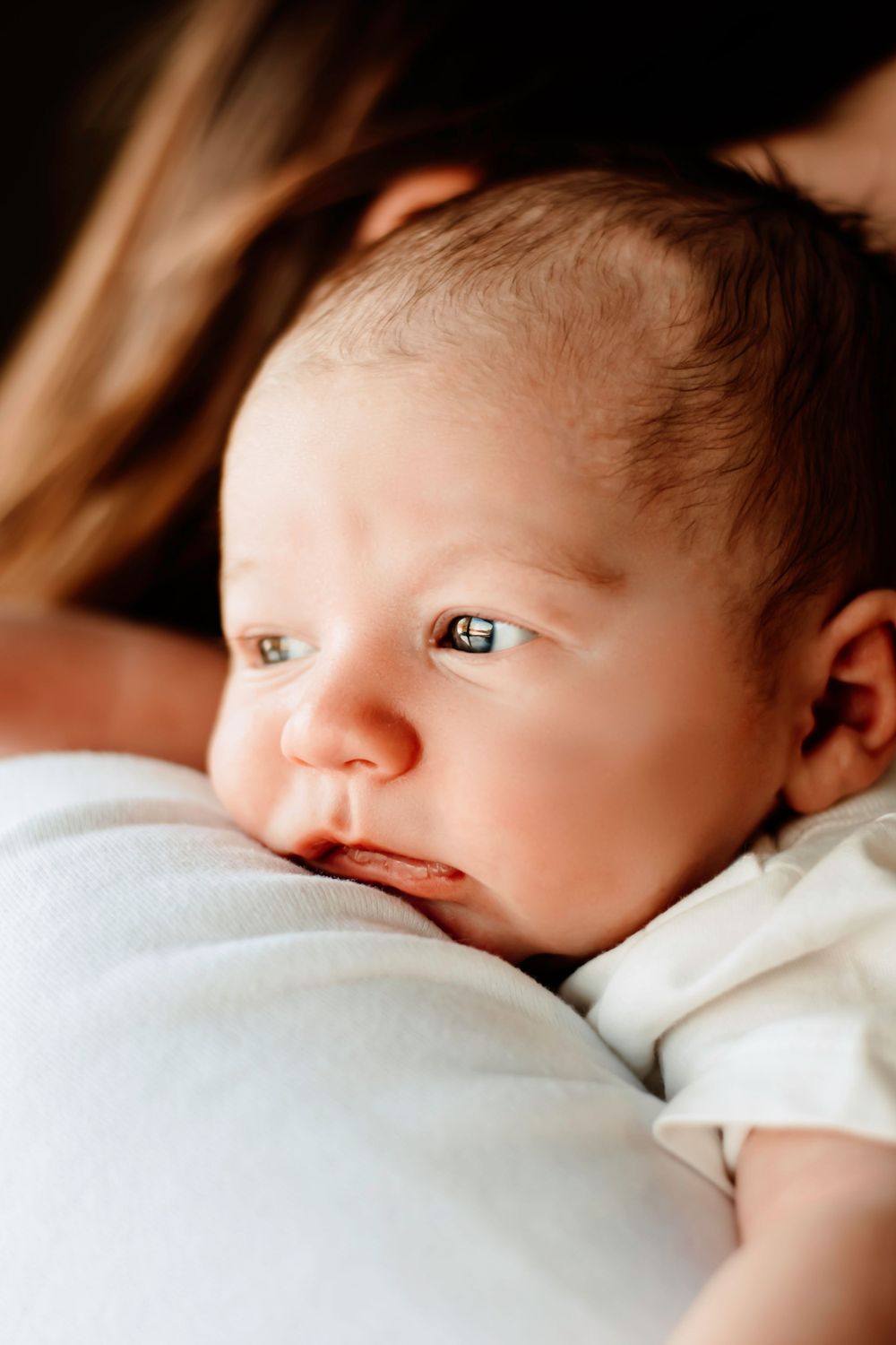 Newborn baby face