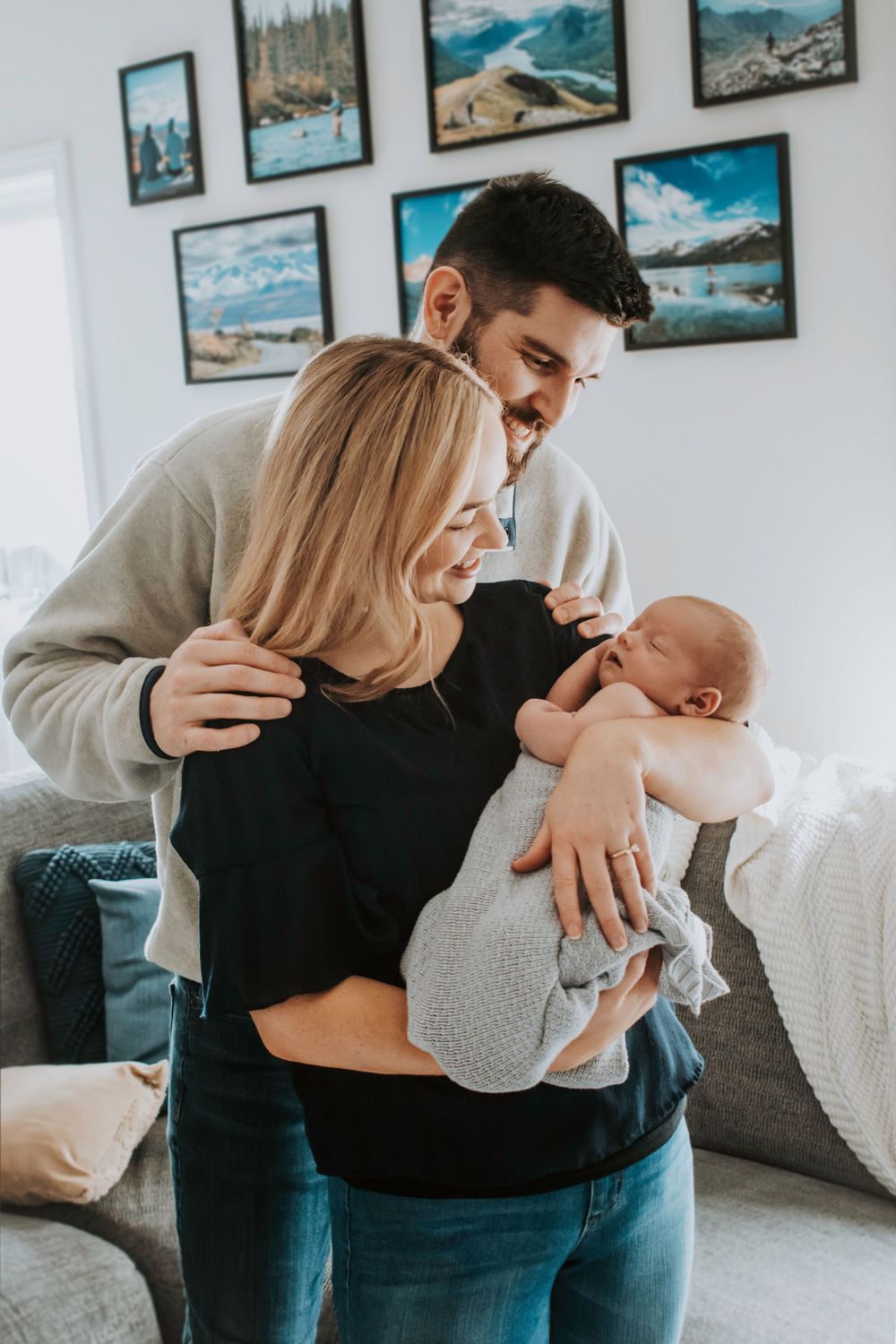 Parents with newborn