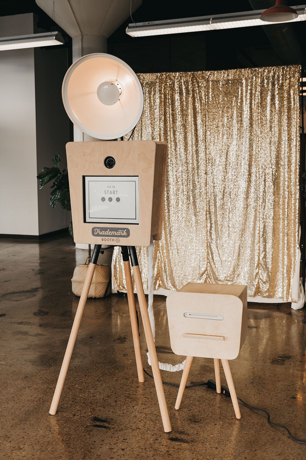 Trademark Photo Booth Rental Huntsville AL Vintage Open Air company christmas party
