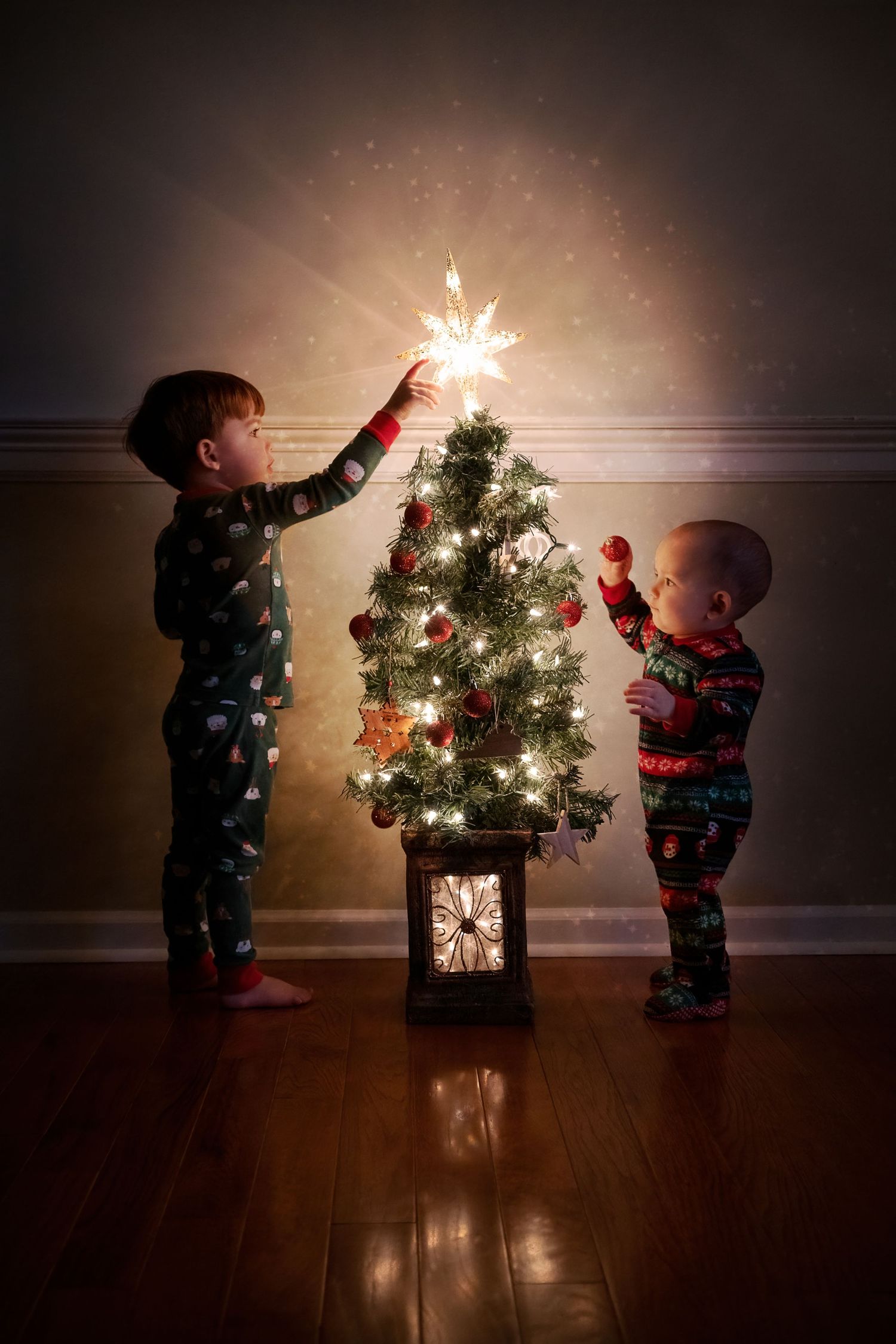 in-home Christmas session