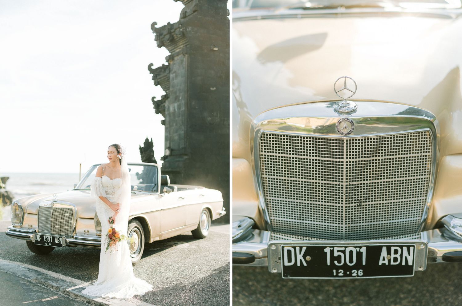 Canggu Bali Wedding Sunset Editorial
