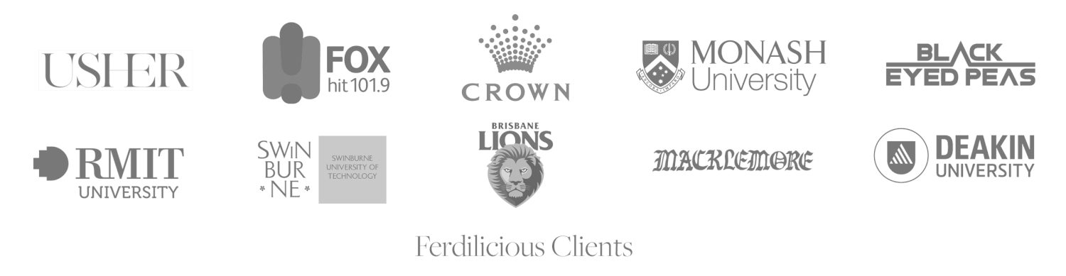 Collection of university and educational institution logos arranged in grayscale.