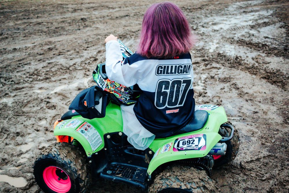 four wheel racer ready to go