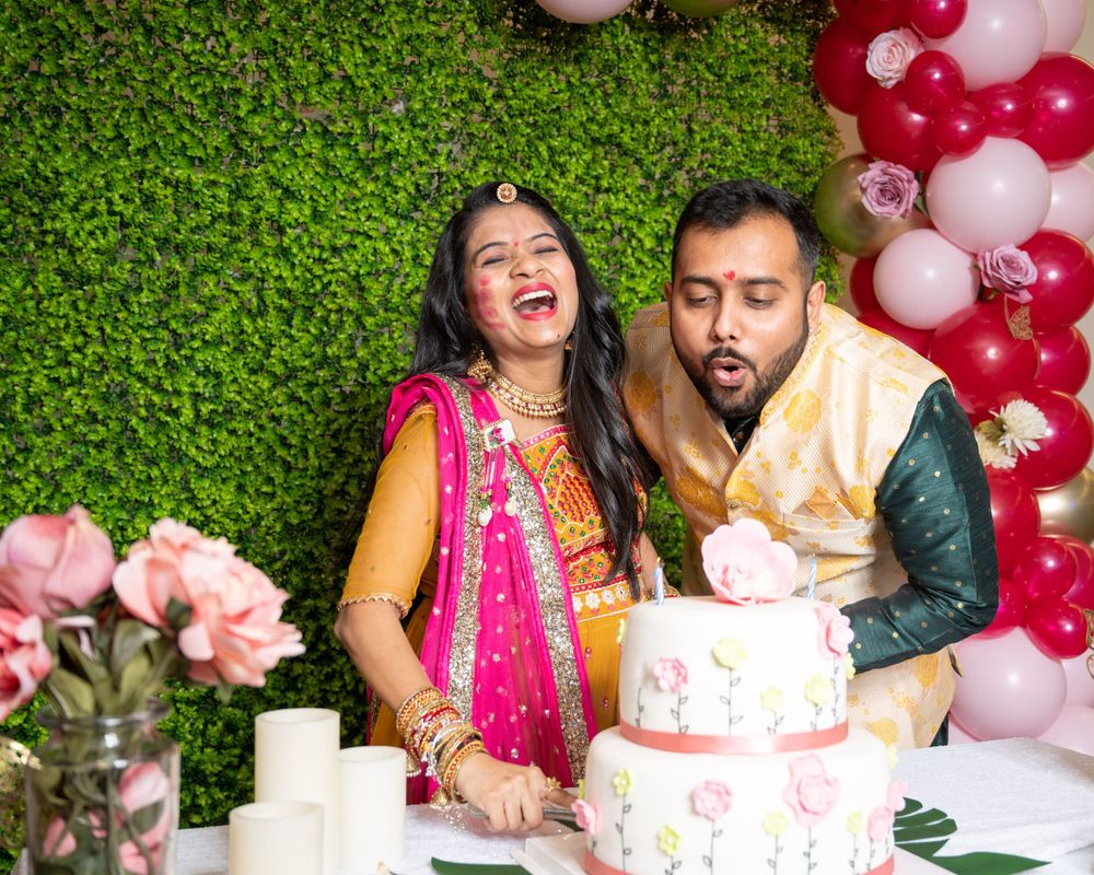 Couple party celebration