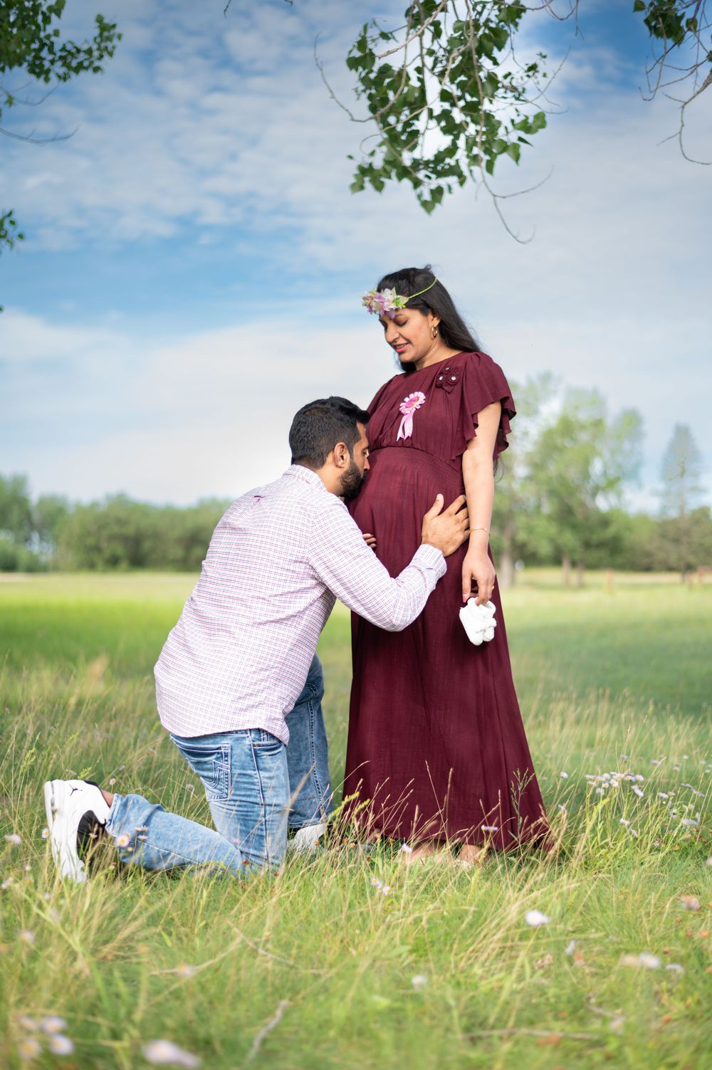 Couple Portrait maternity Concept