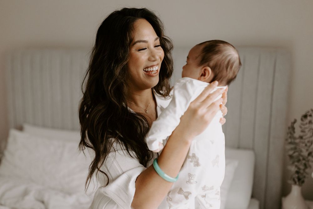 family / newborn home photography session in toronto vaughan canada