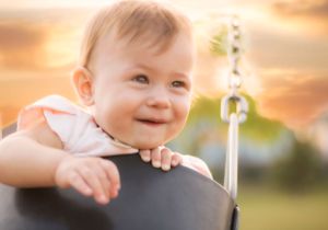 Golden sunset lighting creates a warm glow in this outdoor photography setting.
