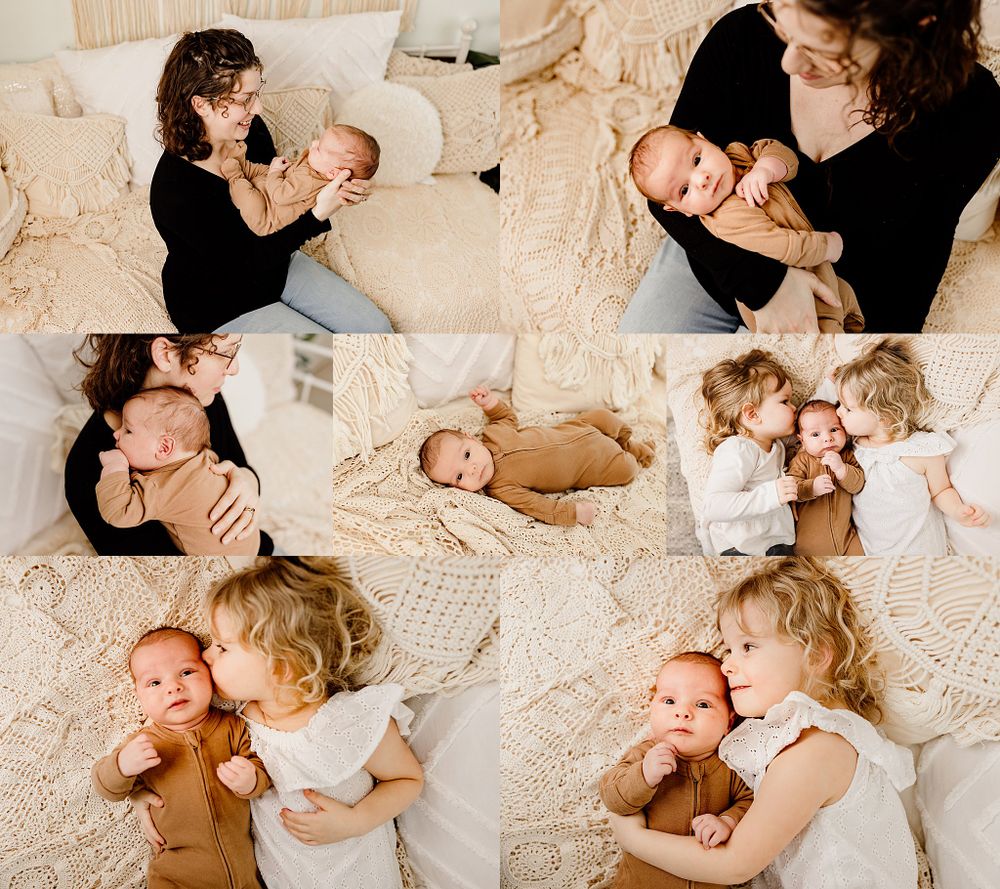 Newborn LIfestyle Session Marion Indiana