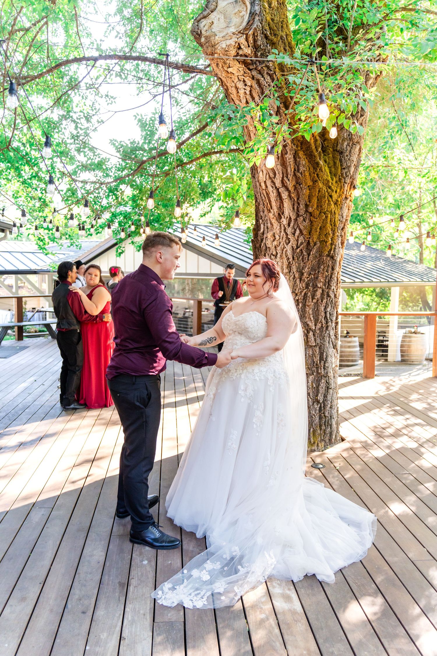 bride dancing with her brother