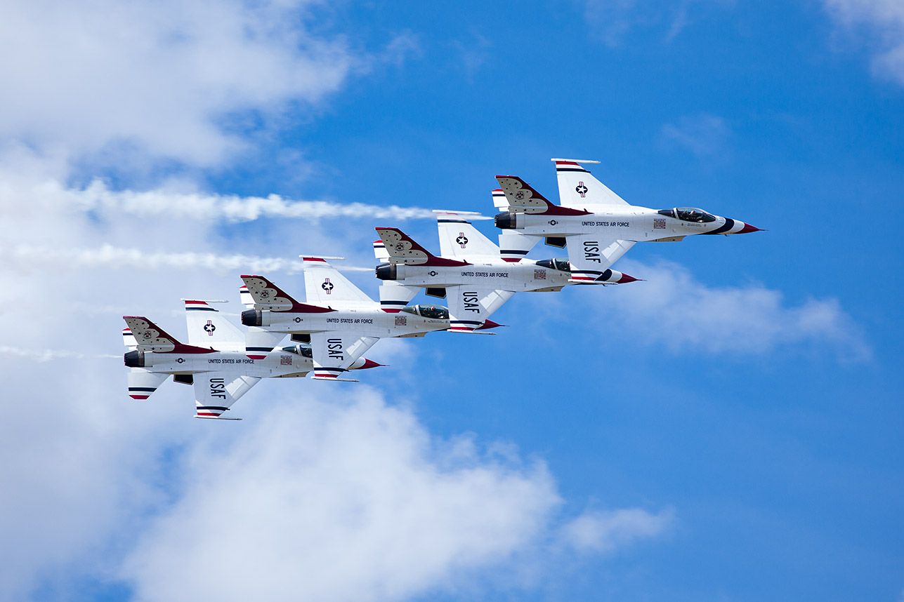 Thunderbirds at Air Show
