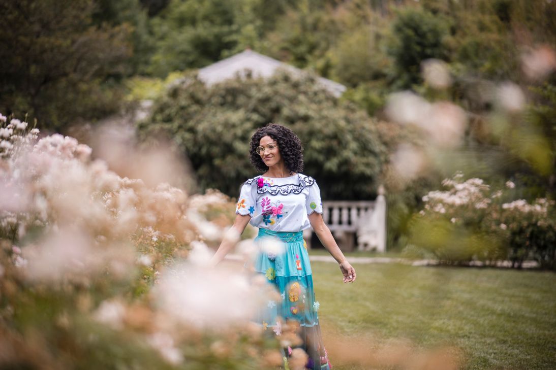 Casita Girl at Marian Coffin Gardens
