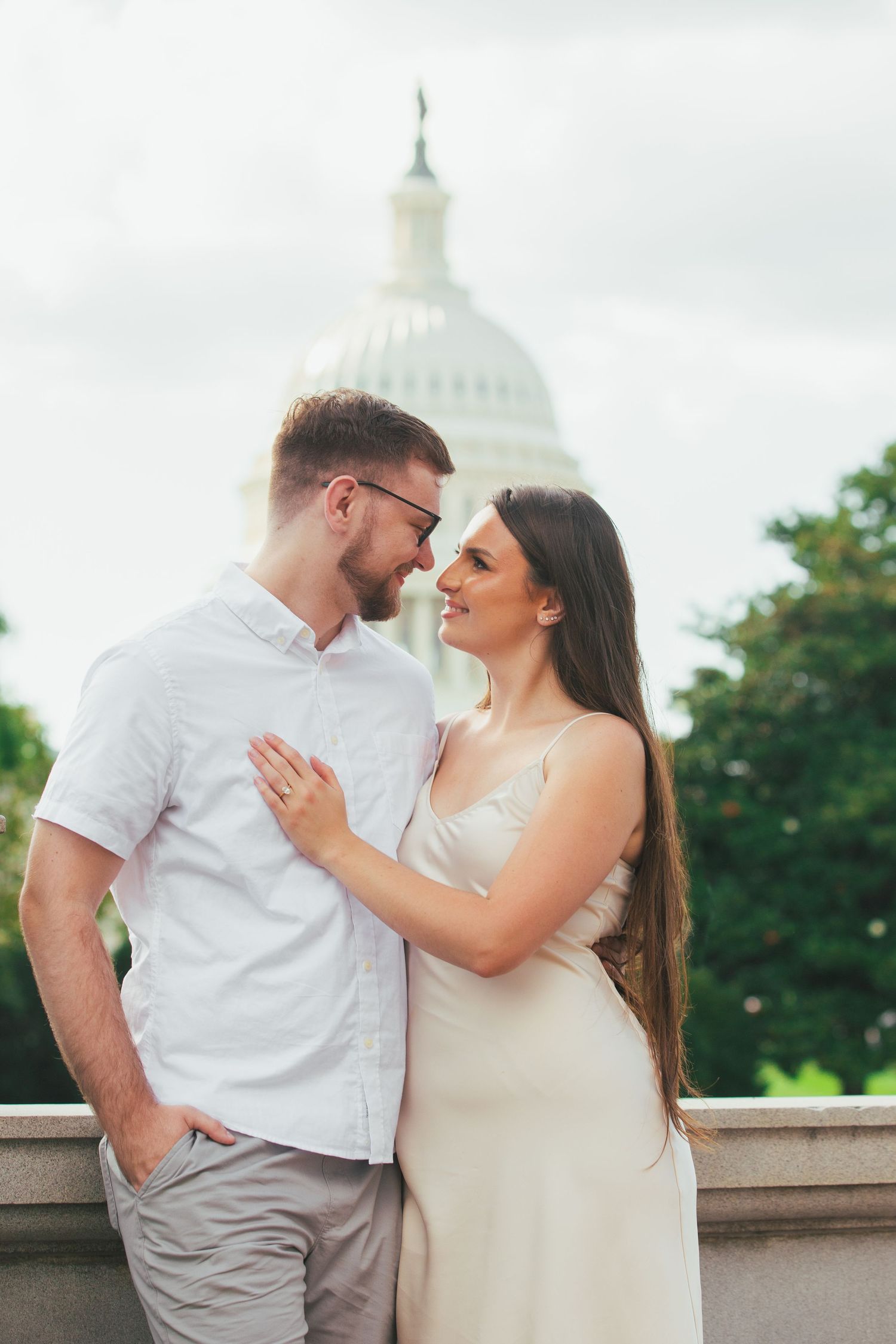 DC engagement photographer US Capitol