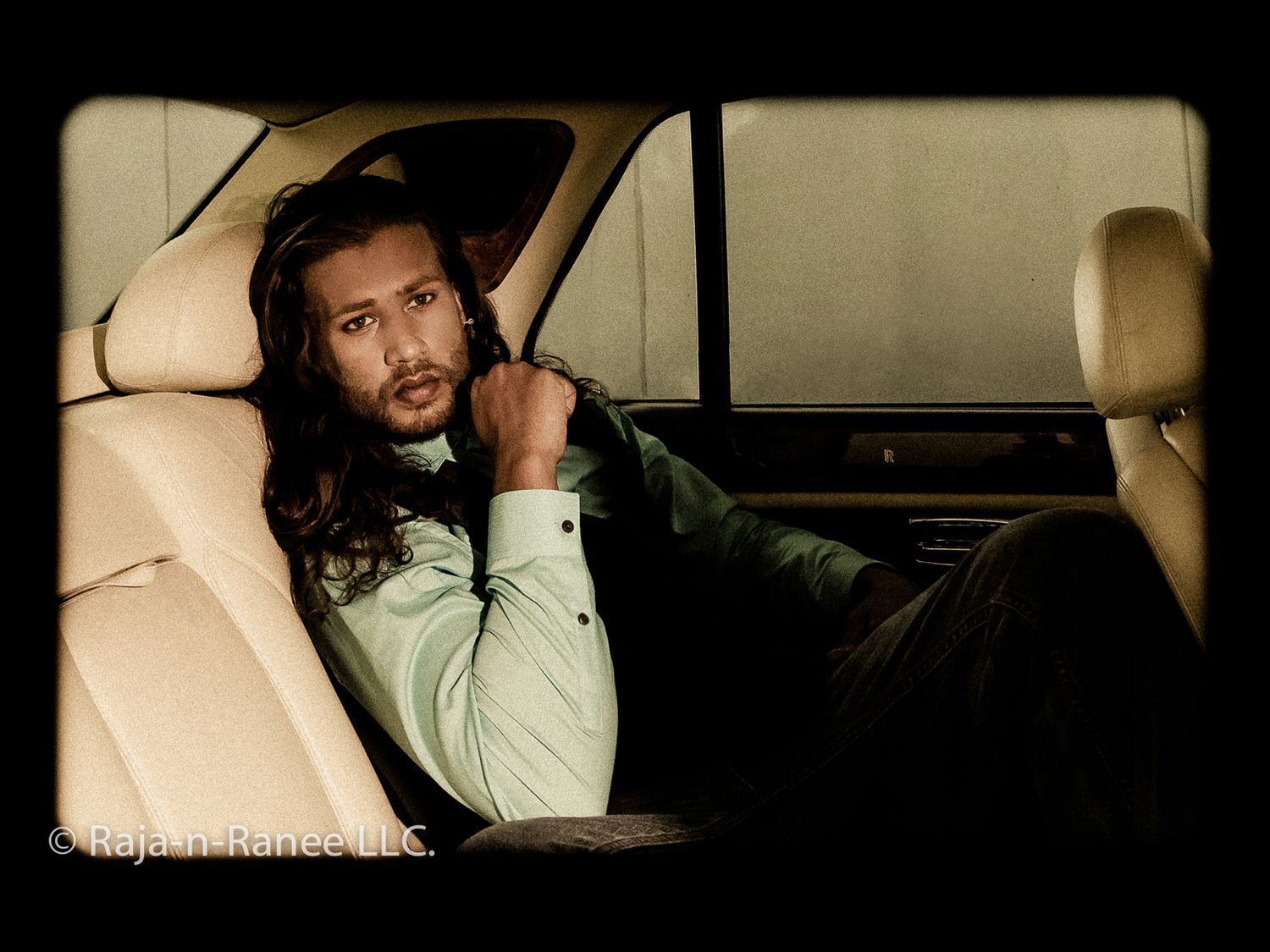 Artistic automotive interior shots with natural sepia toned lighting.