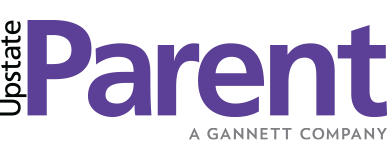 Purple Parent logo text with 'A GANNETT COMPANY' tagline underneath.