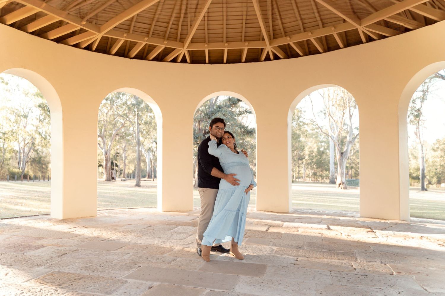 Governor's Bath House pregnancy photoshoot