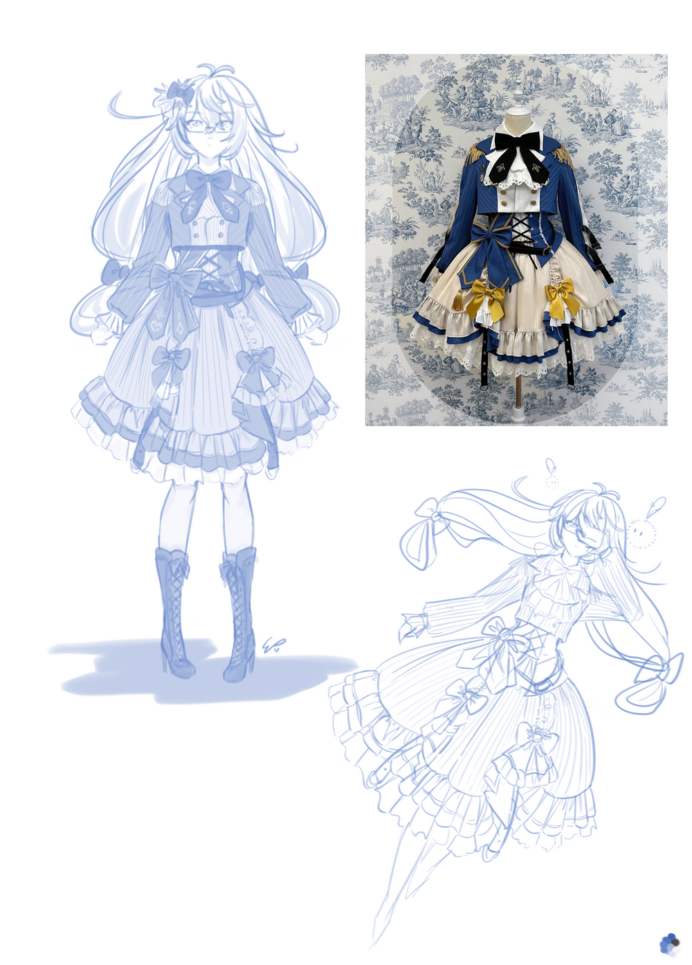Ike Eveland (Vtuber Mama: TBC) in Lolita fashion