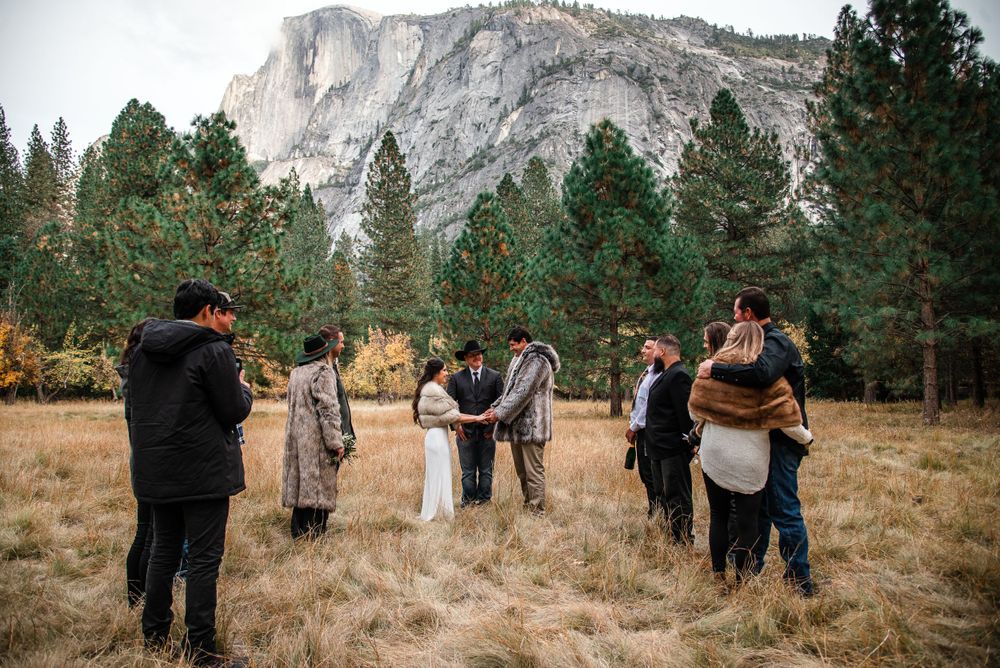 Fall Wedding in Yosemite National Park by Amber Edwards Photography