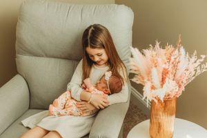In home newborn photography