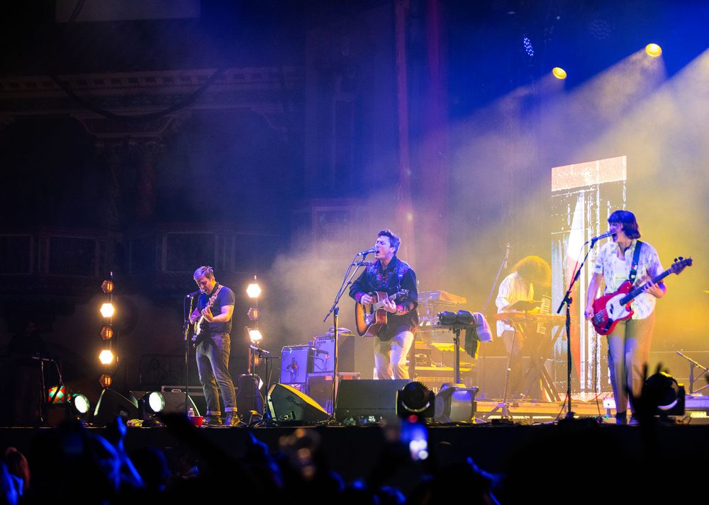 Full stage shot of The Front Bottoms