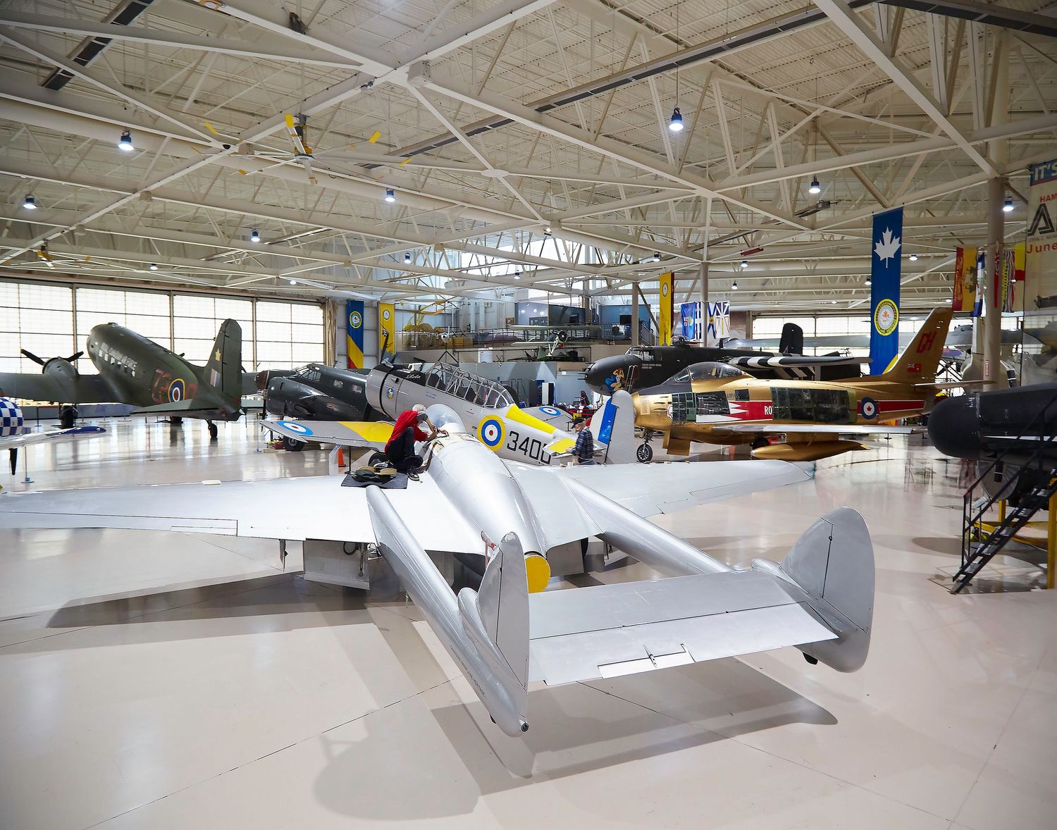 Warplane heritage museum