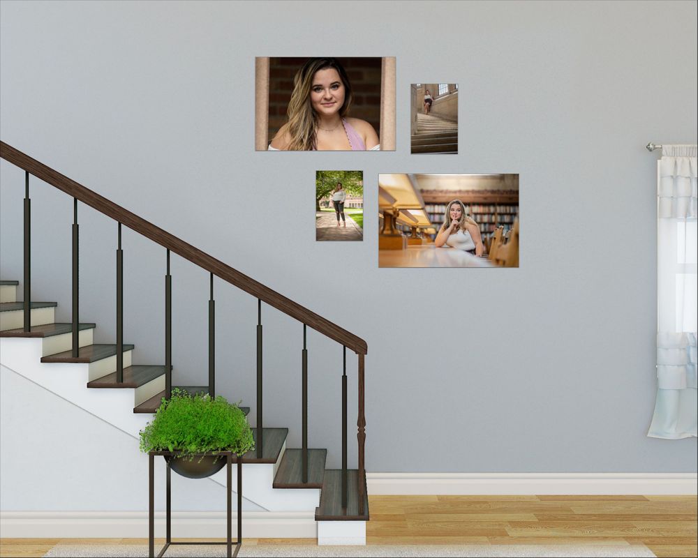 Jackie Phairow Photography senior wall collage