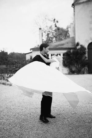 Pick up and twirl wedding dress