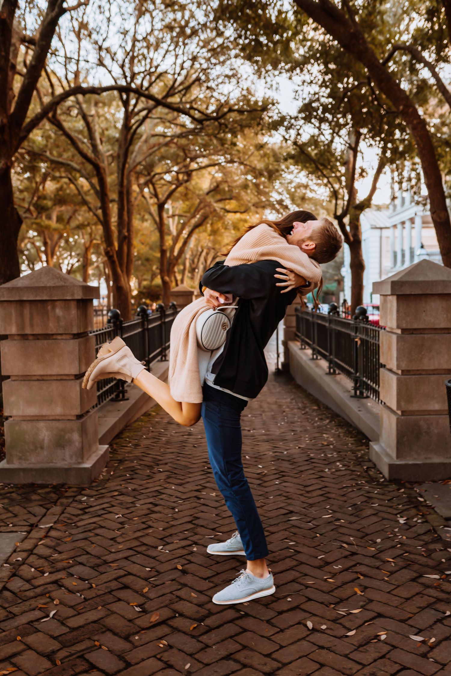 excitement newly engaged from a proposal