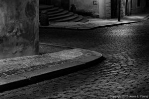 Prague cobblestones