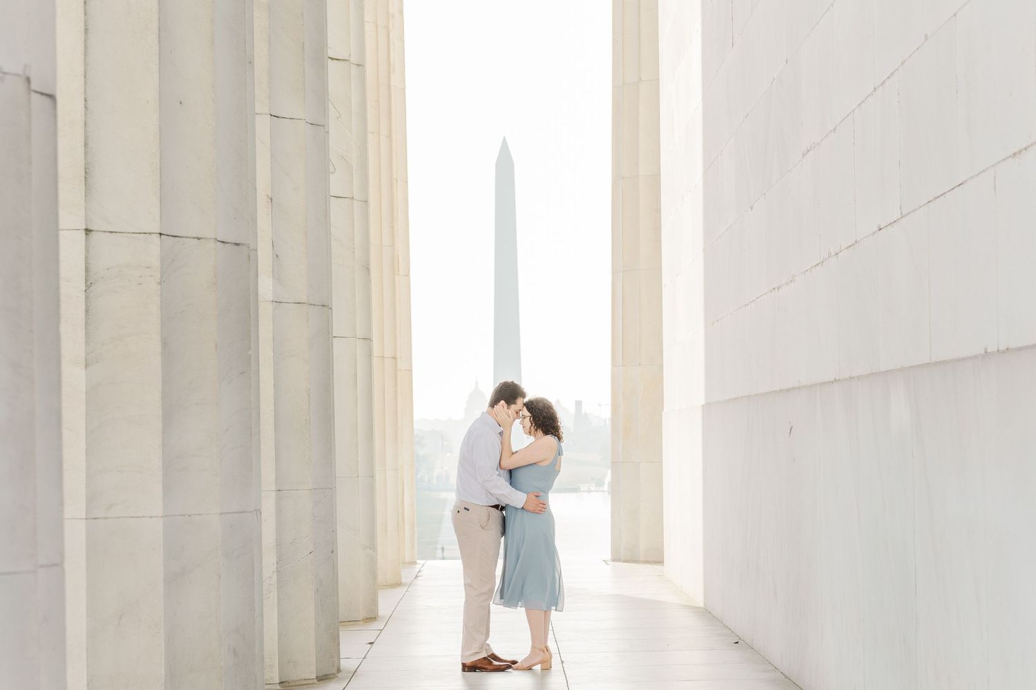 WASHINGTON DC LINCOLN MEMORIAL ENGAGEMENT PICTURES