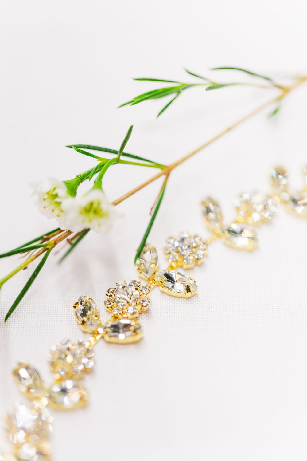 wedding crystal headband