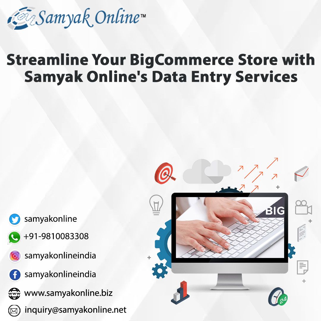 BigCommerce Product Entry Services