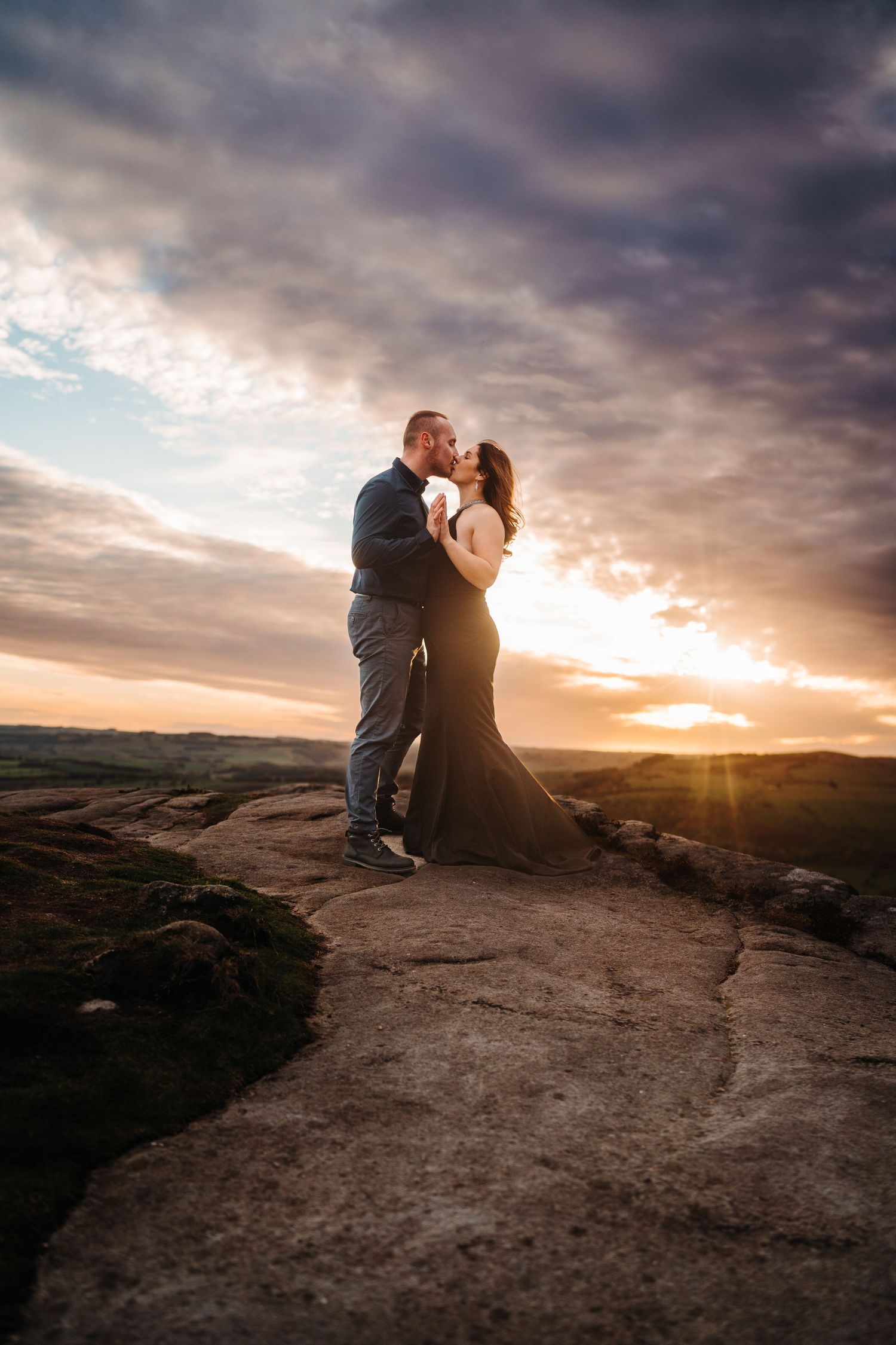 engagement shoot at the peak district barnsley photographer