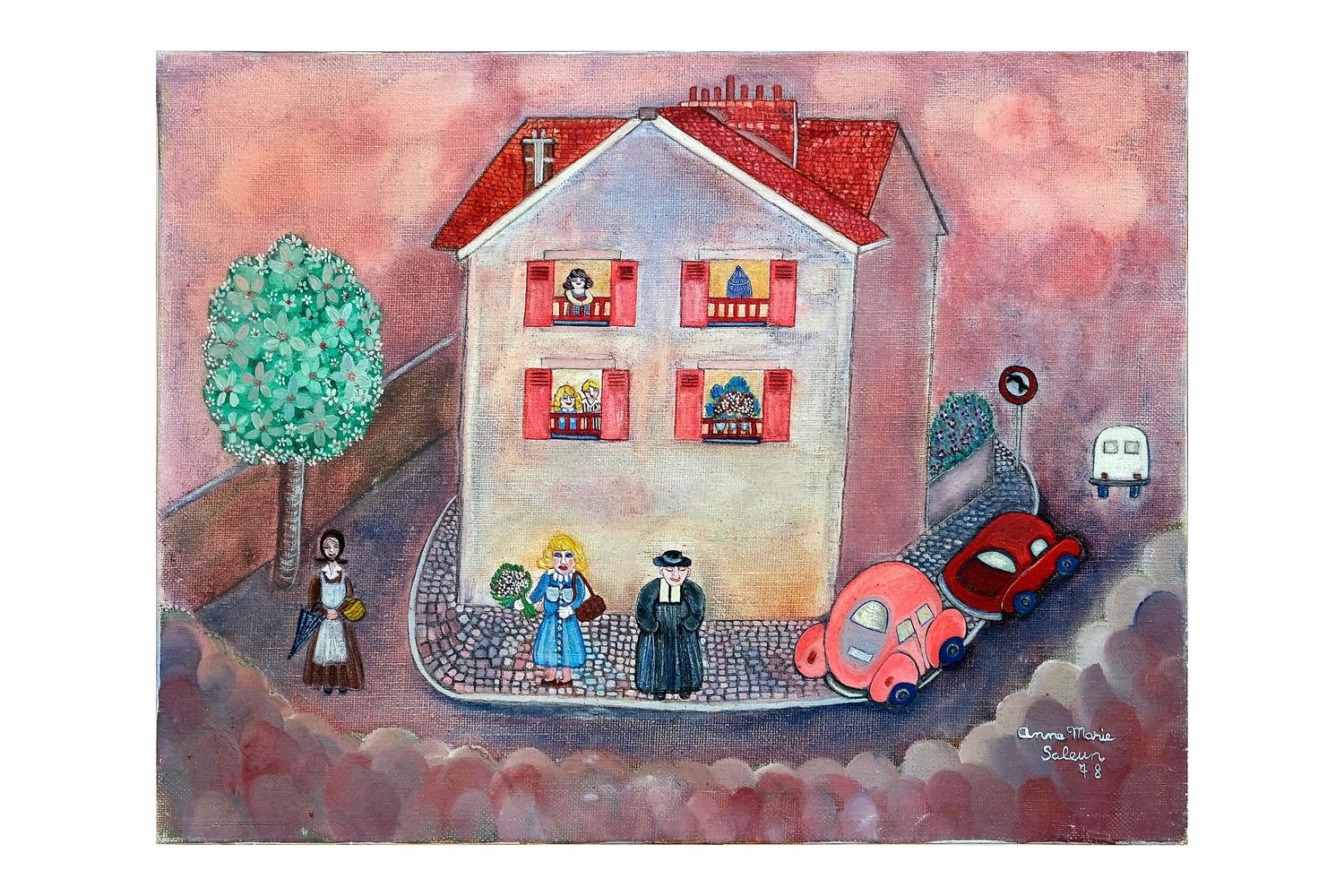 Sens interdit - Toile de Marie Saleun