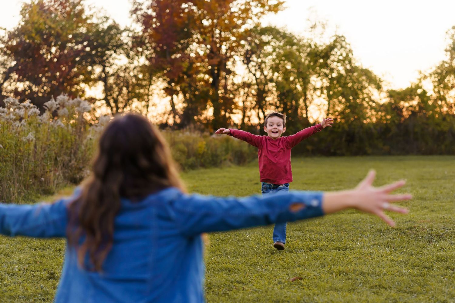 Erie, Pennsylvania family portrait session at asbury woods