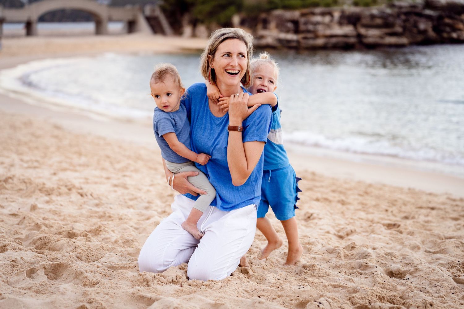 Family photoshoot balmoral beach mosman