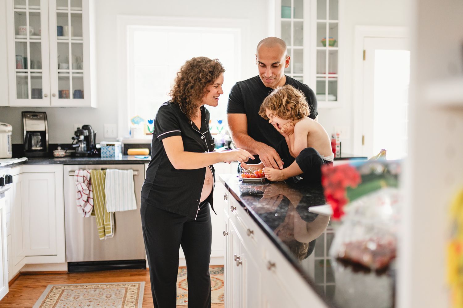 family-photo-laughing-kitchen