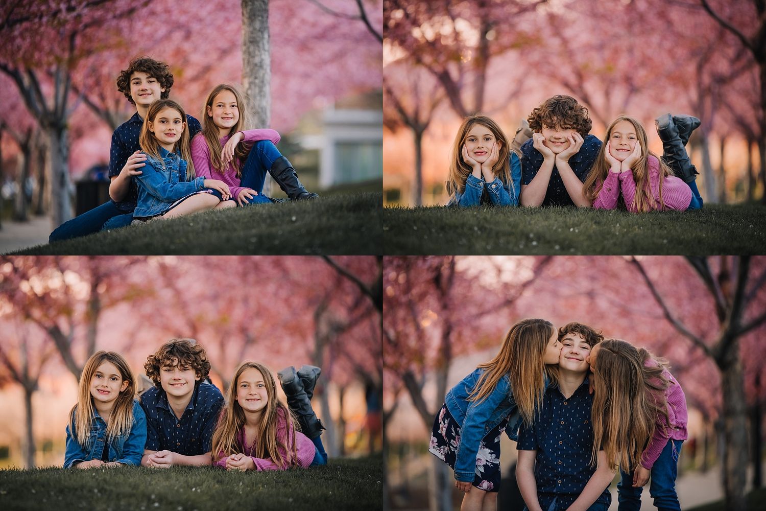 Utah State Capitol Blossoms Family Session