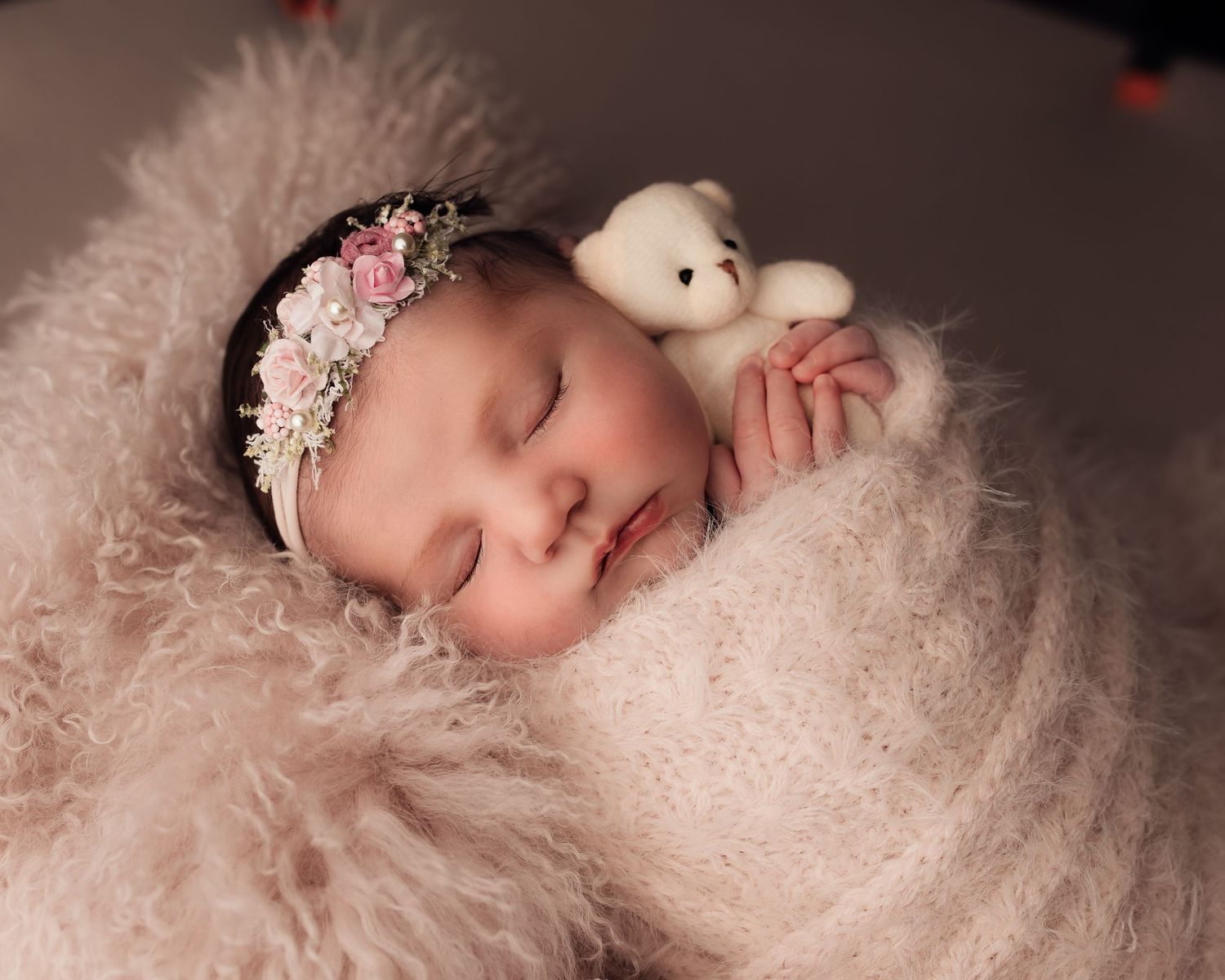 Palmerston North Newborn Baby Family Photographer. Pink
